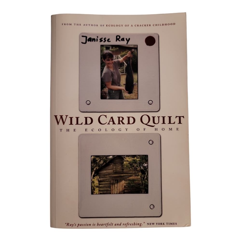 Milkweed Editions book WILD CARD QUILT The Ecology of Home by Janisse Ray